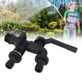 thumbnail image 1 of 3/4in Outdoor Double Taps Water Faucet, Replacement Outdoor Double Taps Water Faucet Independent Control  for Garden, 1 of 7