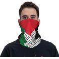 thumbnail image 3 of 4 piezas de pasamontañas para el cuello con bandera palestina, mascarilla facial, multicolor, 3 of 5