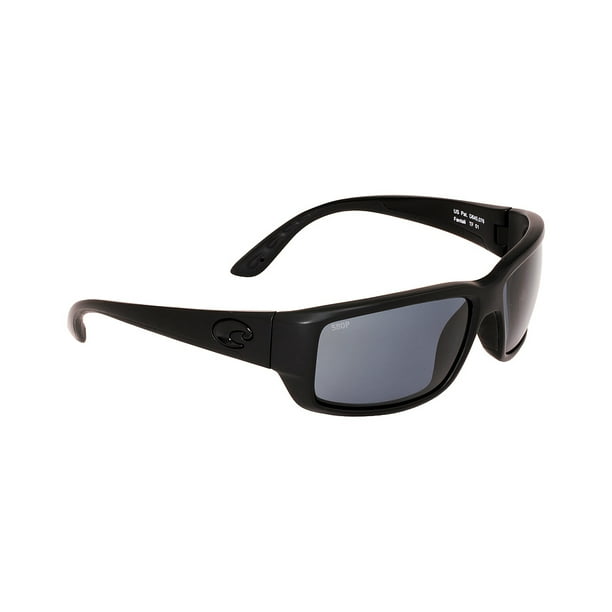 Costa Del Mar Costa Fantail Plastic Frame Grey Lens Men's Sunglasses