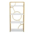 thumbnail image 4 of LumiSource Gold Metal, White MDF Constellation Bookcase, 4 of 7