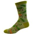 thumbnail image 4 of Men's Dill Doe Socks Funny Deer Hunting Pickle Novelty Footwear, 4 of 7