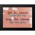 thumbnail image 2 of Allen, Kimberly 24x18 Black Modern Framed Museum Art Print Titled - Life is Short, 2 of 5