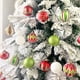 thumbnail image 2 of 24 piezas/caja de bolas de colores navideñas de 6 cm, de plástico galvanizado, para colgar en el árbol de Navidad, decorativas, 2 of 5