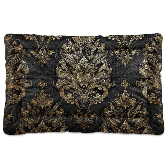 Cozy Mat Pet Bed Indoor Outdoor Warm Soft For Cat Dog Puppy(S/M) Ornate Damask