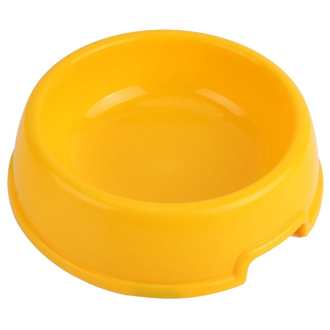Dog Bowl Multipurpose Plastic Round Shape Pet Bowl Pet Feeding Bowl