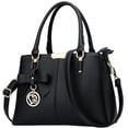 thumbnail image 1 of Monederos y bolsos KKXIU con asa superior y hombros negros, 1 of 7