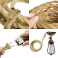 thumbnail image 2 of 10m LED Lighting Cord, 2-Core Vintage Industrial Braided Copper Wire for DIY Pendant Lamps, 2 of 5