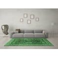 thumbnail image 3 of Ahgly Company Indoor Round Persian Emerald Green Traditional Area Rugs, 3' Round, 3 of 4