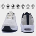 thumbnail image 6 of Ttecon Men's Non Slip Comfortable Running Shoes Gym Cross Training Sneakers Beige US 10, 6 of 7