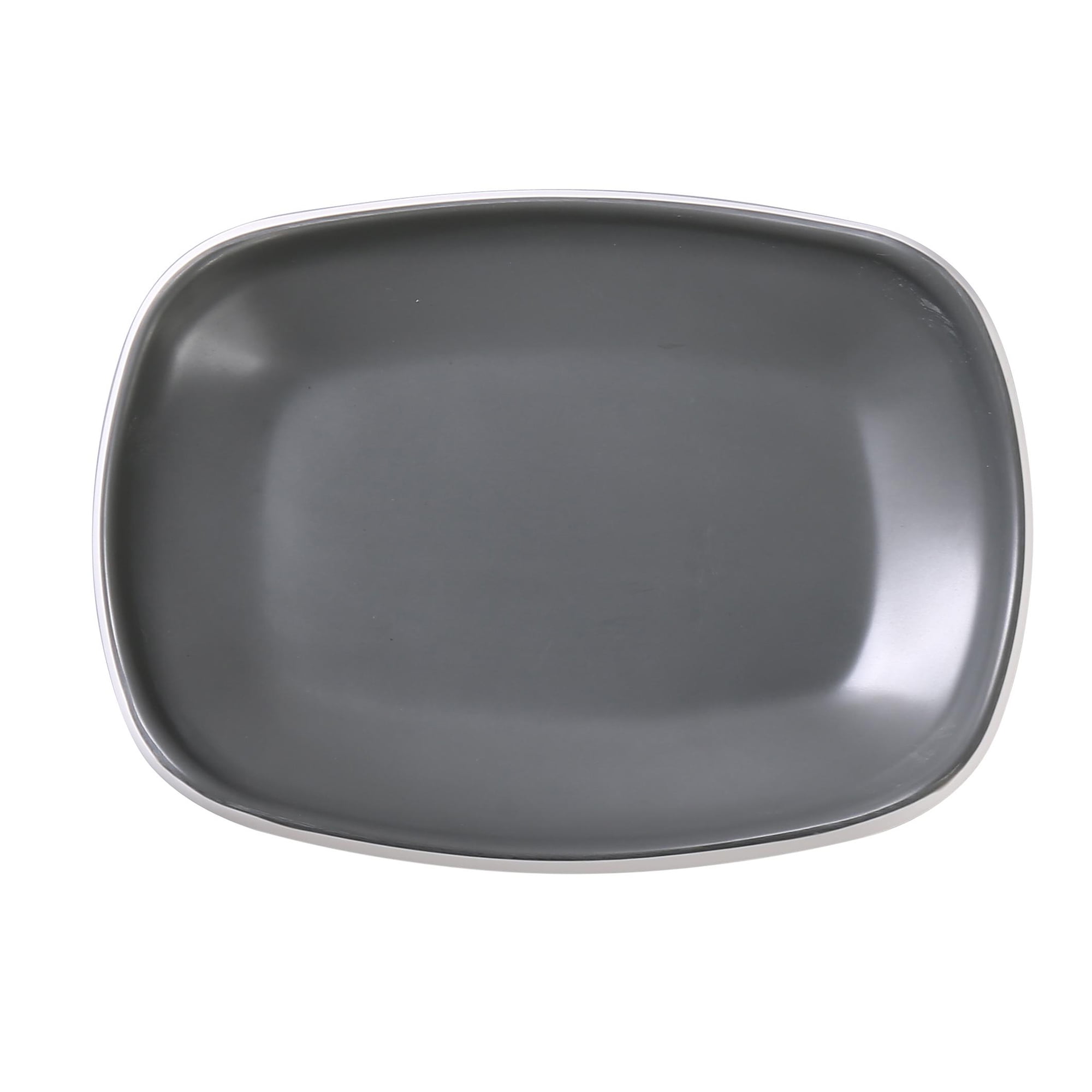 Discover, Rectangular Plate, 6"W X 1 1/8"H, Melamine, MultiColor