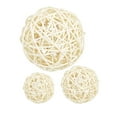 thumbnail image 5 of GUOOL 3Pcs Natural Round Wicker Rattan Balls - Decorative Orbs Crafts DIY Wedding Decoration, Christmas Tree, House Ornaments, Vase Filler , 6cm7cm10cm, 5 of 5