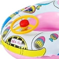 thumbnail image 4 of Coche Inflable Anillo Natación para Bebé Asiento Flotante Barco Con Dirección (coche) Rosa, 4 of 5