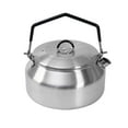 thumbnail image 3 of Tetera de agua para acampar, utensilios de cocina ligeros, olla de cocina, té Plata Cola Hervidor al aire libre, 3 of 8