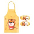 thumbnail image 2 of Neinkie 3Pcs/Set Kids Aprons for Cooking and Baking - 4 Piece Set, Kids Cartoon Aprons For Painting with Protective Sleeves for Kids and Kid Apron with Pockets, Aprons for Kids Age 2-12, 2 of 2