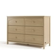 thumbnail image 2 of Graco Olivia 6 Drawer Nursery Double Dresser, Driftwood, 2 of 6