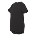 thumbnail image 3 of Rabbit Skins Infant 100% Cotton Jersey Lap Shoulder Short Sleeve Bodysuit, Black, 18 Months, 3 of 3