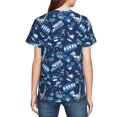 thumbnail image 7 of Wukai Blue Bus Youth Unisex Short Sleeve T-Shirt for Boys, Girls, Teens, and Kids-X-Small, 7 of 7