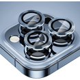 thumbnail image 1 of 3 Pack IPhone 13 Pro Max (6.7 Inch)/ IPhone 13 Pro (6.1 Inch) Camera Lens Protector,Anti Scrach HD Tempered Glass Metal Camera Screen Protector Shockproof Cover Film,Gold, 1 of 7