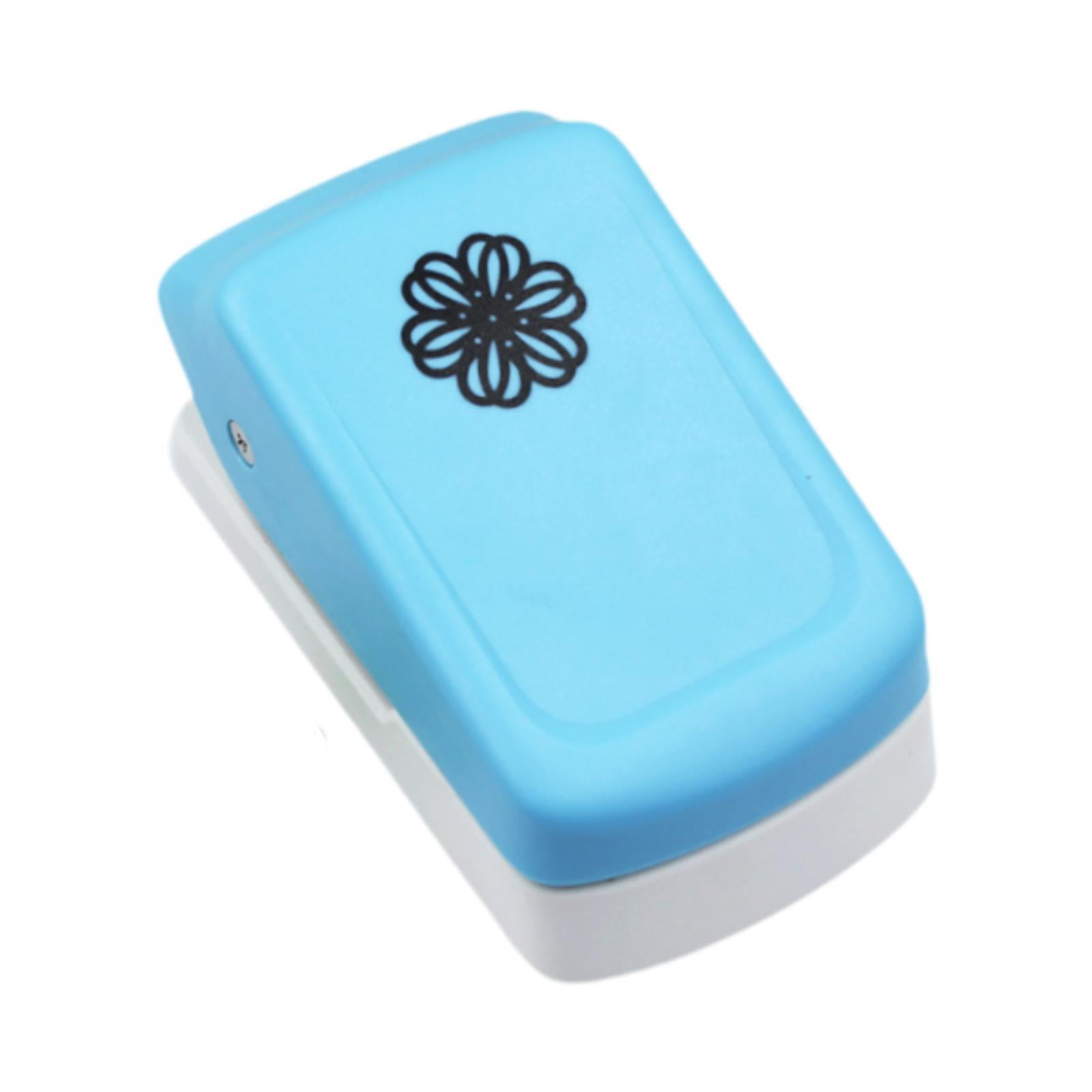 Tachiuwa Embossing Puncher Craft Lever Punch Multifunction Crafts Project Mini Fancy Punch DIY Supplies for Home Self Made Index Label Flower Shape