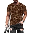 thumbnail image 6 of Lopecy-Sta Mens Short Sleeve Shirts Casual Sports Round Neck Vintage Tshirts Big and Tall Crew Neck T-Shirts Camouflage Graphic Tees Fashion Shirt, 6 of 9