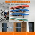 thumbnail image 5 of UOKRR Kayak Storage Rack Wall Mounted Heavy Duty Adjustable for Indoor Outdoor Storage, 5 of 7