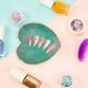 thumbnail image 4 of Paleta de placas de arte de uñas de resina,Paletas de maquillaje,Placa de mezcla de colores de esmalte de gel Paleta de colores de pintura de dibujo,Soporte de exhibición de arte de uñas en forma de, 4 of 5