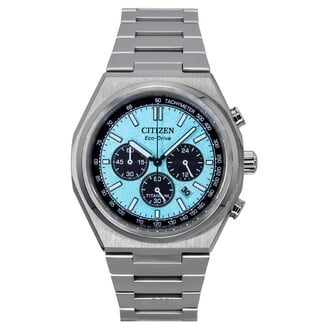 Citizen Zenshin Senkei Chronograph Green Dial Men's Watch CA4691