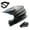 Z Bundle Matt Black, variant on 1Storm Motocross Adult Helmet Downhill Mountain Bike Helmet BMX MX ATV Dirt Bike Storm Style HF803; Matt Black + Goggles + Skeleton Black Glove Bundle