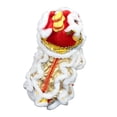 thumbnail image 2 of Traje divertido Yinane accesorios de Ropa Disfraz de león danzante para perros Blanco grande, 2 of 8
