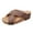 Brown, variant on Mostsola Womens Sandals Slip on Slides Criss Cross Strap Platform Wedge Sandals Cork Footbed Slipper