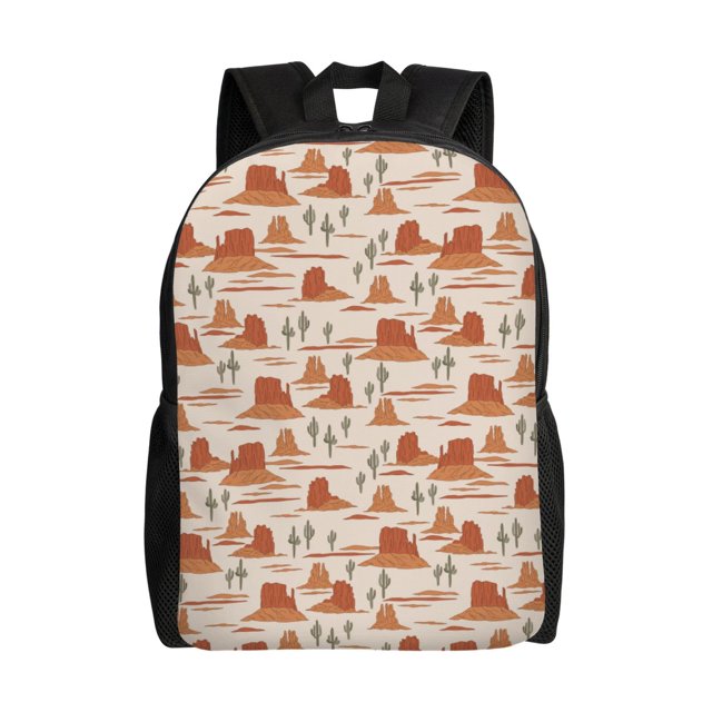 Fotbe Western Desert Nature Landscape Mochila de Viaje para Laptop, Mochila Ejecutiva Delgada y Resistente 15.6"