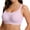Pink, variant on Sports Jelly Bras for Women Wireless Full Coverage Support Comfort Everyday Plus Size lette Underwear Strapless Bra