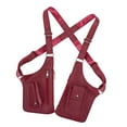 thumbnail image 2 of Yunhgft Underarm Shoulder Bag Concealed Pack Utility Pouch for Hiking Party Role Playing Red, 2 of 9