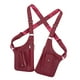 thumbnail image 3 of Bolso tipo cartera con correas ajustables para el hombro y elegante bolso para teléfono móvil Rojo, 3 of 10