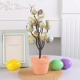 thumbnail image 2 of NSESSHome Easter Egg Plant for Easter Party Decorations Easter Potted Plant Artificial Easter Eggs Plant Potted Flower Egg Spotted Eggs Centerpiece Flower Arrangement, 2 of 4