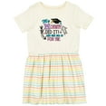 thumbnail image 3 of Inktastic My Mommy Did It and She Did It for Me with Graduation Cap Girls Toddler Dress, 3 of 5