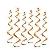 Beistle Orange School Colors Twirly Whirlies Hangers Party Decoration 6 Pack