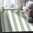 thumbnail image 5 of Area Rug 5'x7' Geometric Sage Green Stripes Washable Area Rugs Non Shedding Floor Carpet Rubber Backing Non-Slip Indoor Mats for Living Room Bedroom Kitchen, 5 of 8
