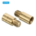 thumbnail image 3 of Uxcell 1.5g Copper Dart Weight Add Accentuator 6 Pcs 8.5mm 2BA Thread Darts Weight Adjuster Dart Accessories Gold, 3 of 6