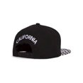 thumbnail image 3 of Top Headwear California Republic Flag Snapback - Chevron - Black/White, 3 of 3