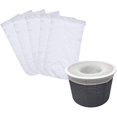 thumbnail image 1 of 5 piezas de calcetines para skimmer de piscina, calcetines para skimmer de piscina, filtros duraderos elásticos de nailon, calcetines para skimmer de piscina para atrapar polen,, 1 of 5