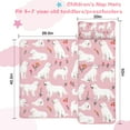 thumbnail image 5 of White Dogs and Pioneer Flower Toddler Nap Mats for Kids Preschool,Sleeping Mat Bag or Kids,Toddler Sleeping Bag,Toddler Nap Mat or Daycare, 5 of 6