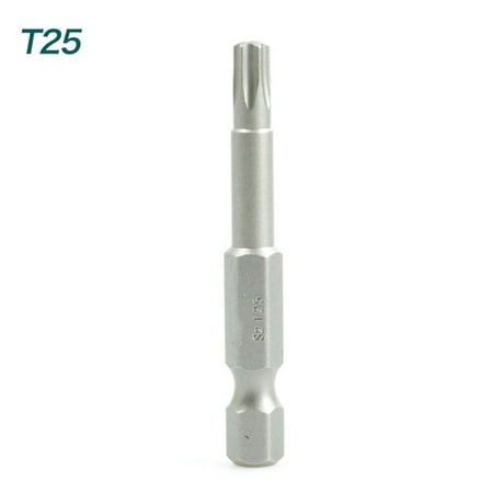 

BAMILL 1pc alloy steel 50mm long Torx screwdriver bit 1/4\\ hexagon handle T5-T40