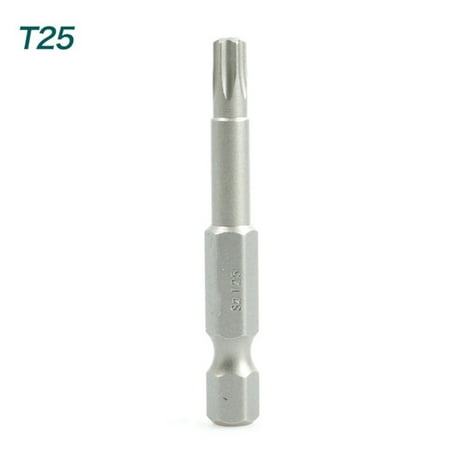

1pc alloy steel 50mm long Torx screwdriver bit 1/4\\\ hexagon handle T5-T40