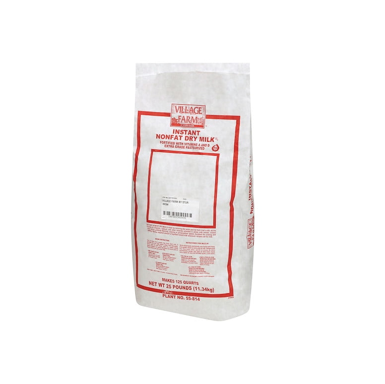Village Farm by Sturm Instant Nonfat Dry Milk, 25 Pounds