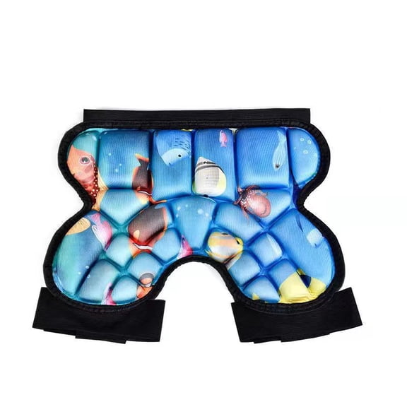 Kids Protective Hip Pad 25mm Thick Anti Slip for Skiing Snowboarding Skating Ages 3-7, Children Butt Pads for Ski Skate Skateboard Snowboard Roller