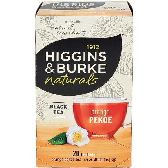 a2zchef Higgins & Burke - Tea Bags - Decaffeinated Orange Pekoe Case [6 ct]