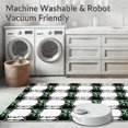 thumbnail image 5 of ODIKA 6'x9' Machine Washable Non-Slip Area Rug, Yuletide Gingham Decorative Accent High Traffic Rug, White, 616410, 5 of 5