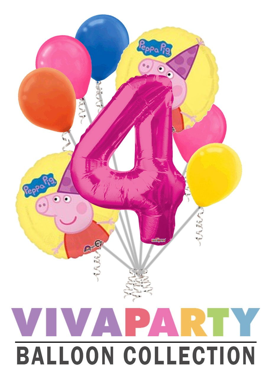 Mini Ballon En Aluminium Rempli D’air Peppa Pig Pour Fête D’anniversaire | Canadian Tire