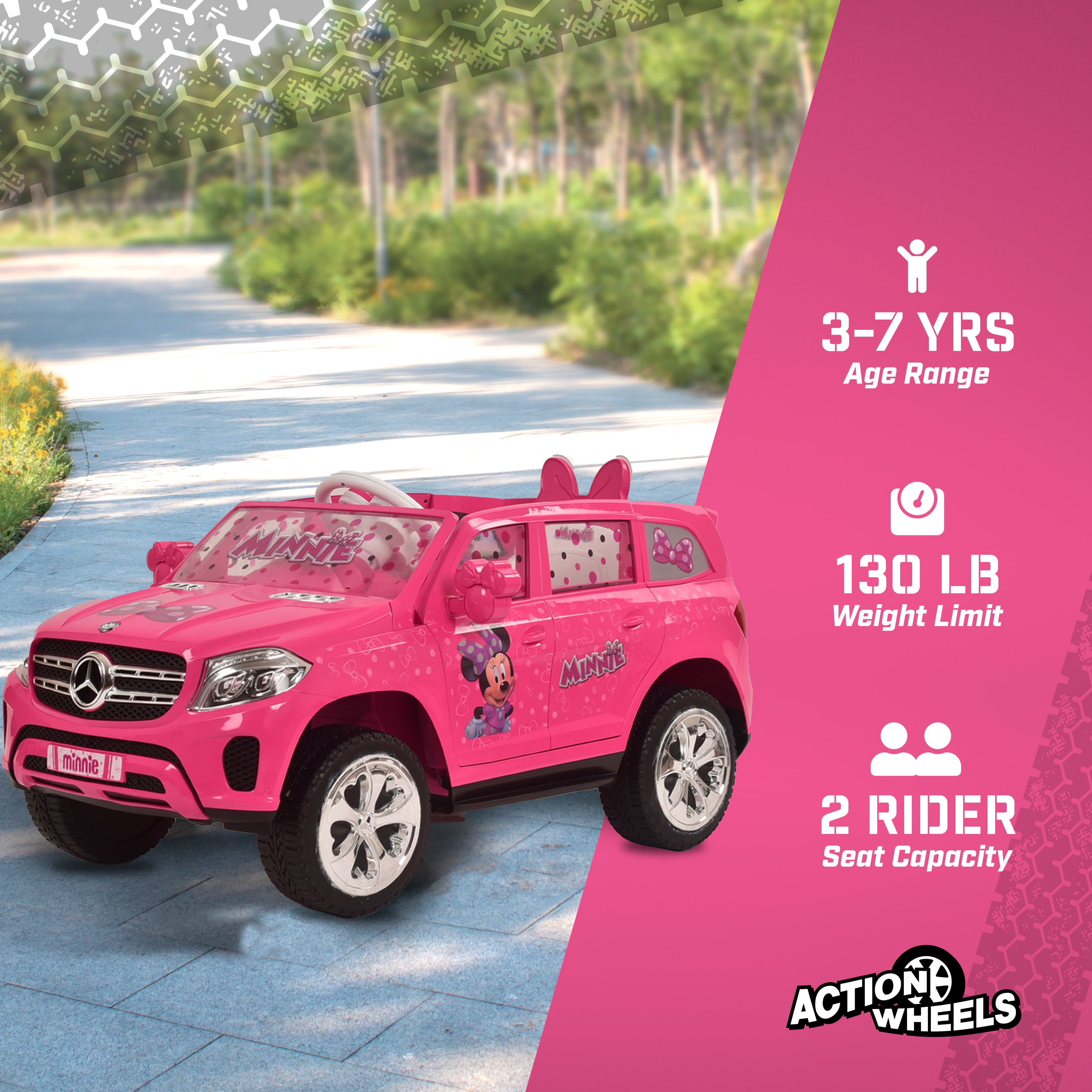 Minnie Mouse 12 Volt Mercedes GLS-320 Battery Powered Ride-On